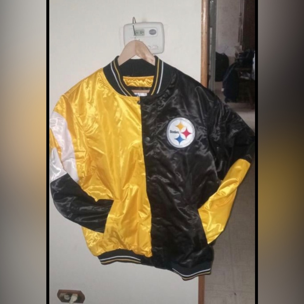 Pittsburgh Steelers Starter men’s NFL satin jacket L